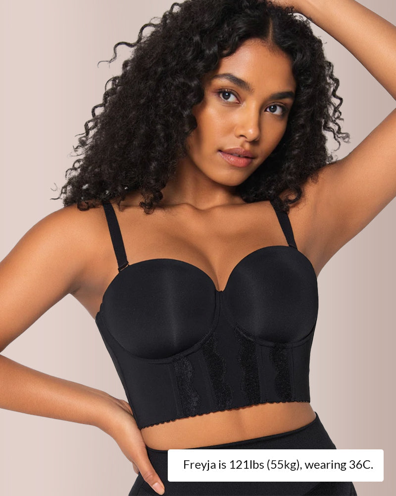 Curvvvy® Low Back Strapless Bra curvvvy
