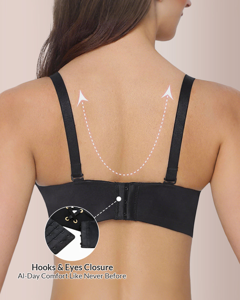 Curvvvy® Lace-Up Boosting Comfort Bra curvvvy