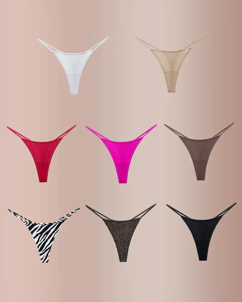 Curvvvy® ForLove – Animal Print Thin Strap Thong curvvvy