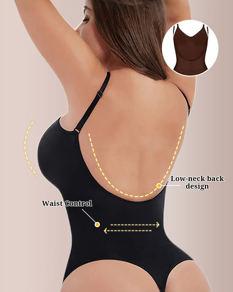 Curvvvy® CurveFlex – Seamless Backless Full-Body Shaper Bodysuit Curvvvy-US
