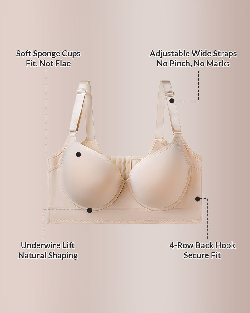 Curvvvy® Push up Back Smoothing Shaping Bra curvvvy