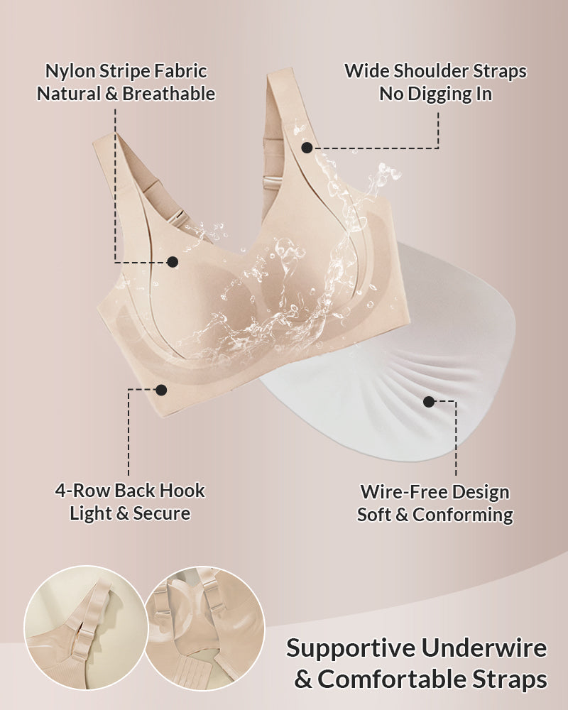 Curvvvy® Soft Comfortable Everyday Bra curvvvy