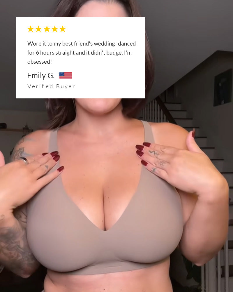 Curvvvy® Deep V Lift Seamless Jelly Bra curvvvy