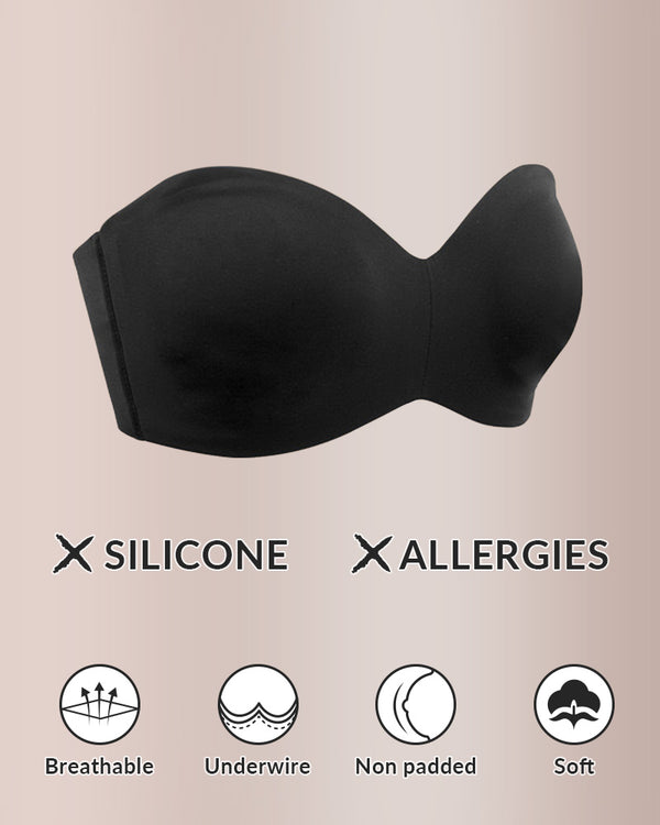 Curvvvy® Non-Slip Strapless Backless Bra