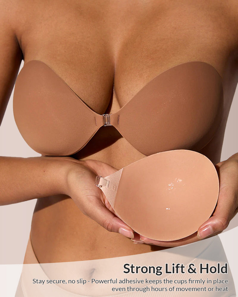 Curvvvy® Front Closure Adhesive Invisible Bra Curvvvy-US