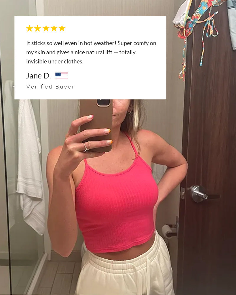 Curvvvy® Front Closure Adhesive Invisible Bra Curvvvy-US