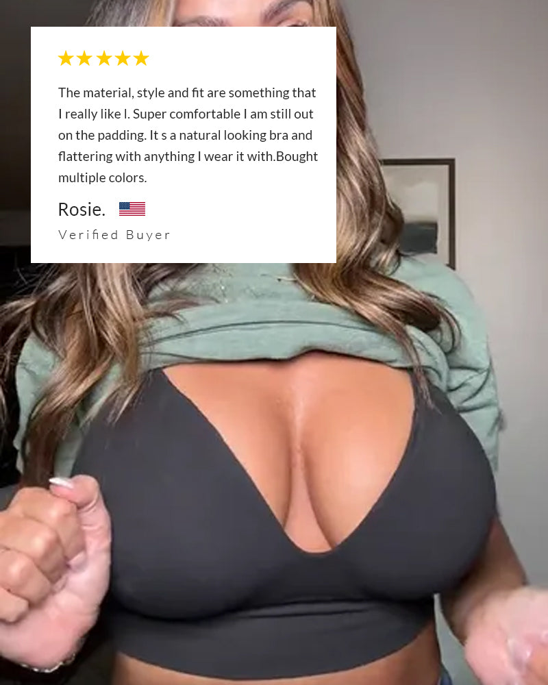 Curvvvy®  Deep V Wireless Lift Bra curvvvy