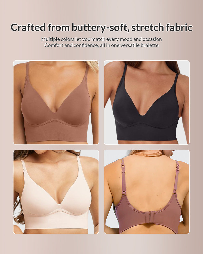 Curvvvy®  Deep V Wireless Lift Bra curvvvy