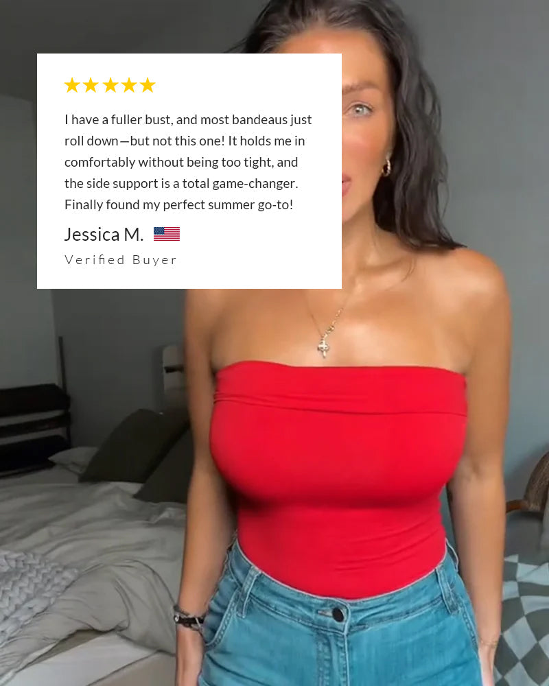 Curvvvy® Wireless Padded Bandeau Bra curvvvy