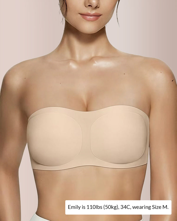 Curvvvy® Wireless Padded Bandeau Bra