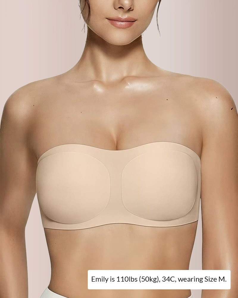 Curvvvy® Wireless Padded Bandeau Bra