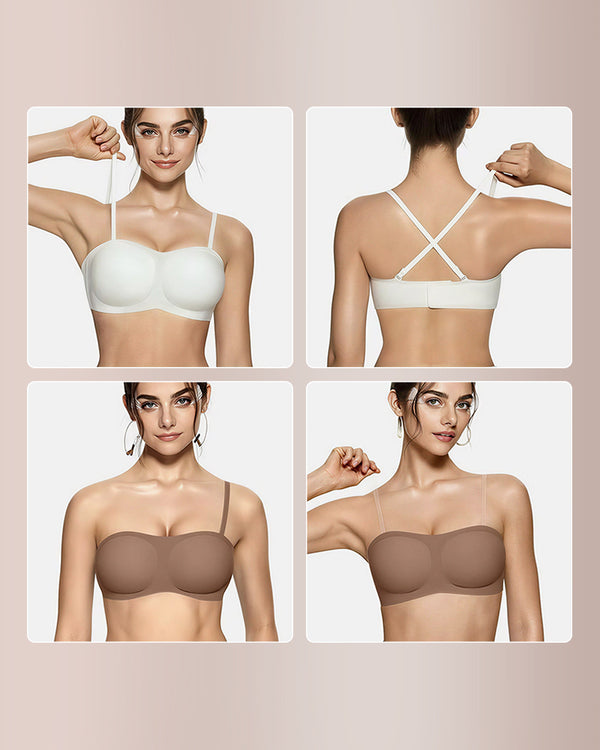Curvvvy® Wireless Padded Bandeau Bra