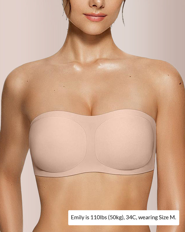 Curvvvy® Wireless Padded Bandeau Bra curvvvy