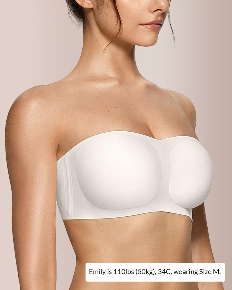Curvvvy® Wireless Padded Bandeau Bra curvvvy