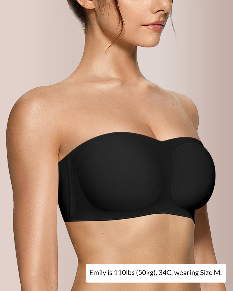 Curvvvy® Wireless Padded Bandeau Bra curvvvy