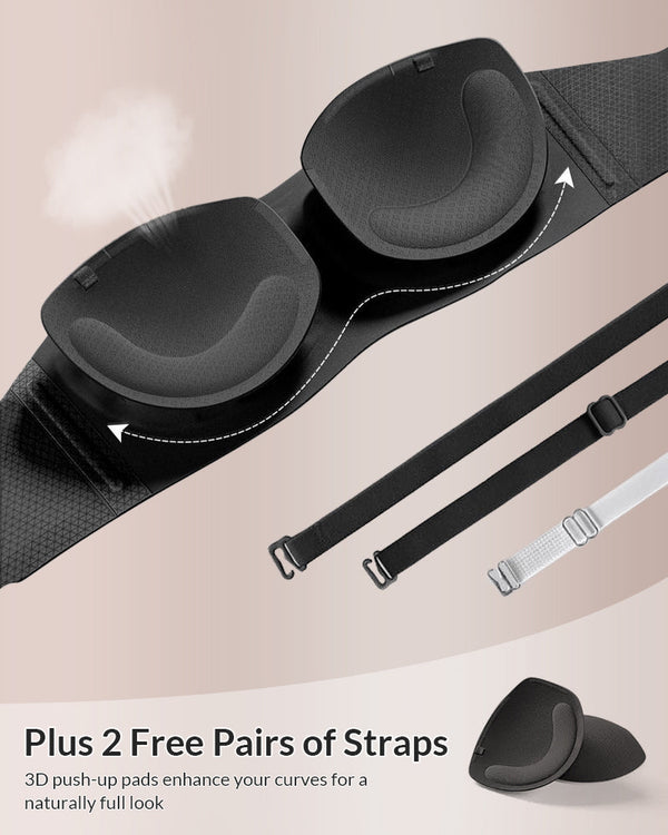 Curvvvy® Wireless Padded Bandeau Bra curvvvy