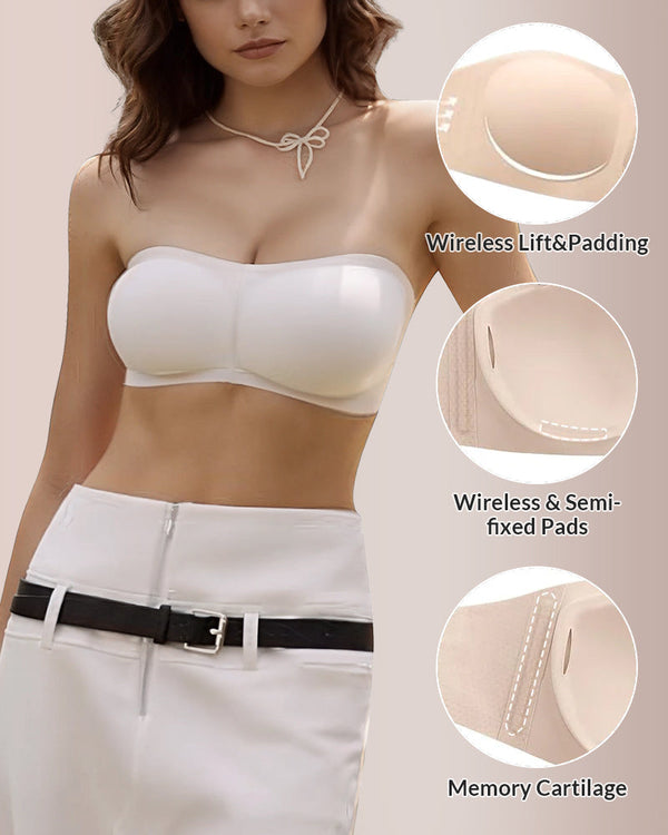 Curvvvy® Wireless Padded Bandeau Bra curvvvy