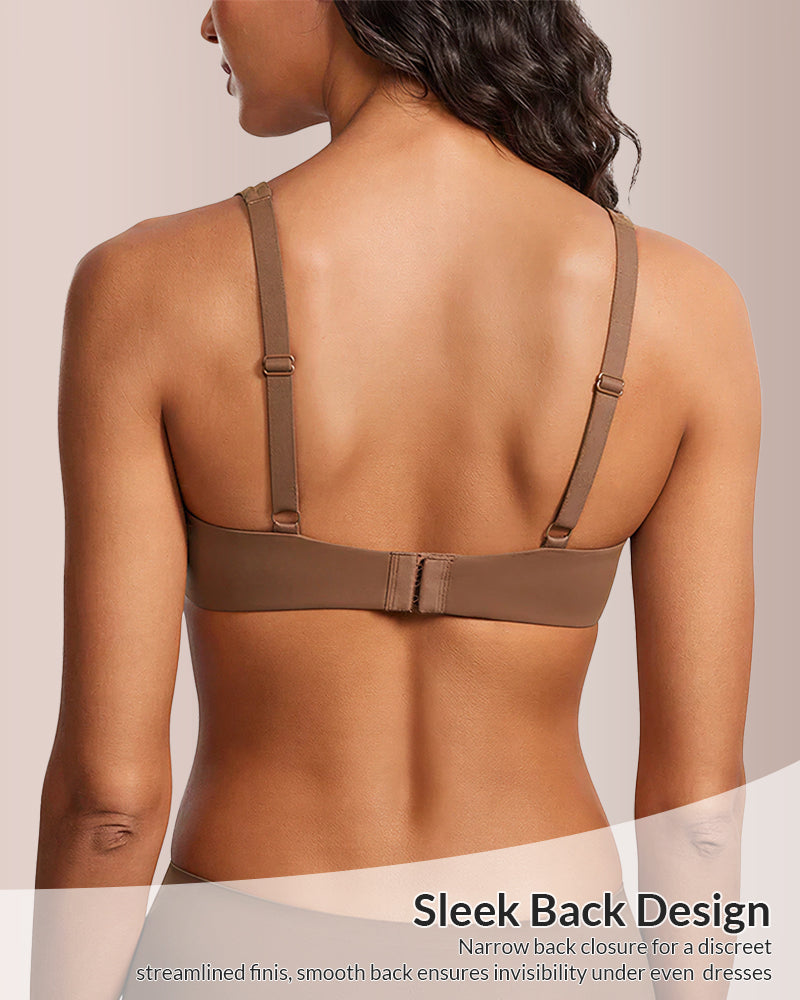 Curvvvy® Underwire Support Seamless Balconette Bra curvvvy