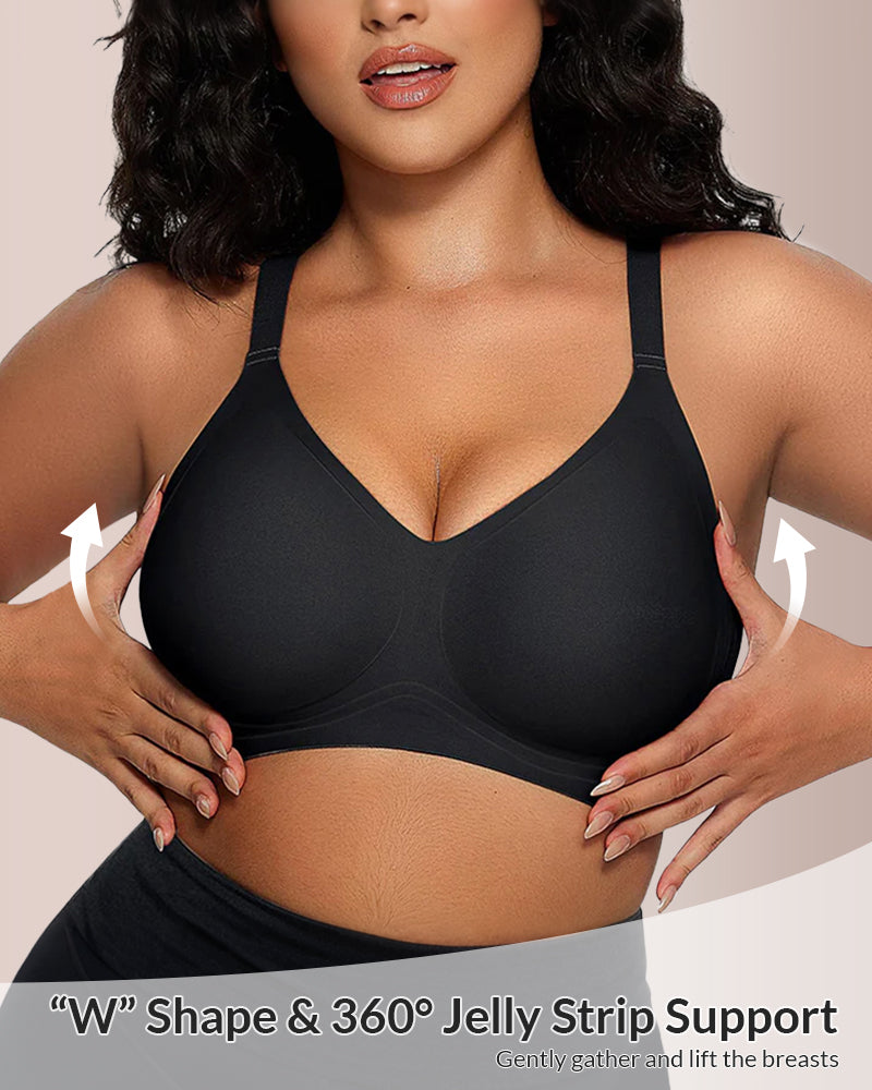 Curvvvy® Seamless Soft Comfort Jelly Strip Wireless Bra curvvvy