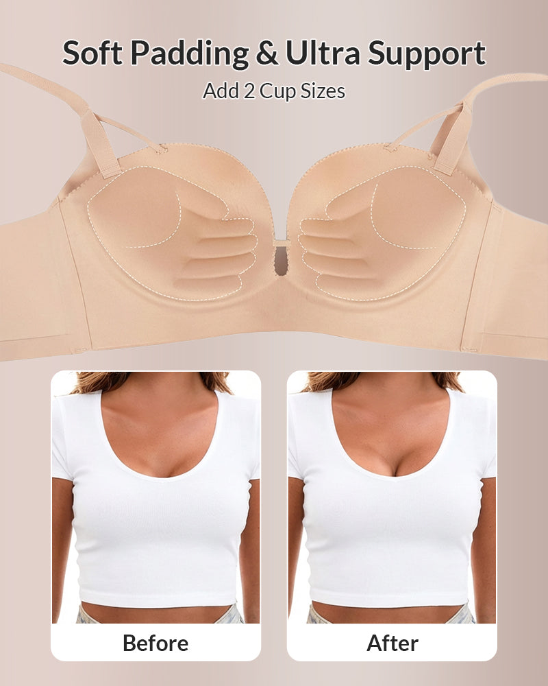 Curvvvy® Wireless Add-2-Cup Push-Up Bra curvvvy