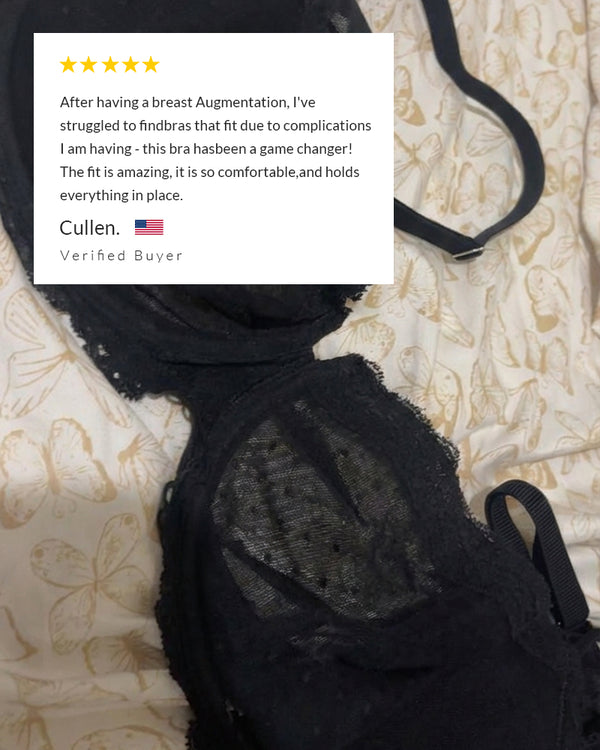 Curvvvy® Sheer Lace Underwire Balconette Bra