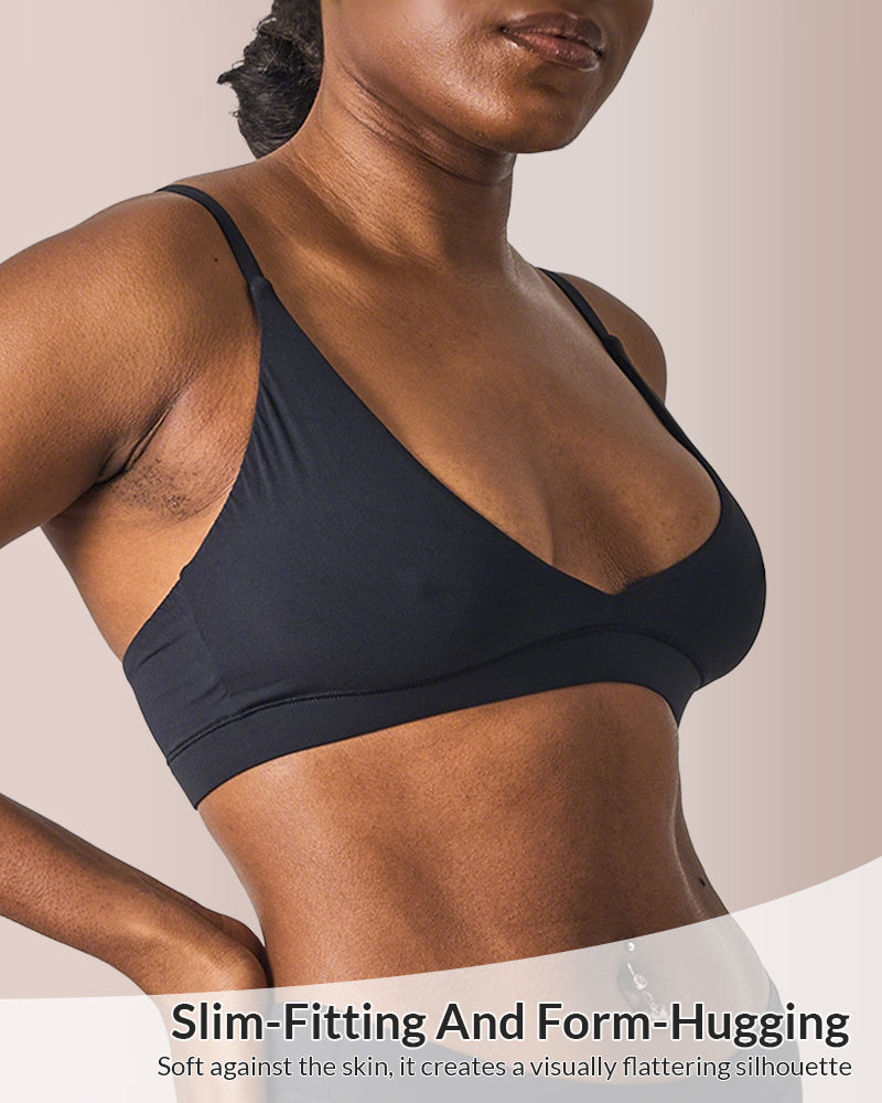 Curvvvy® Triangle Backless Yoga Bralette