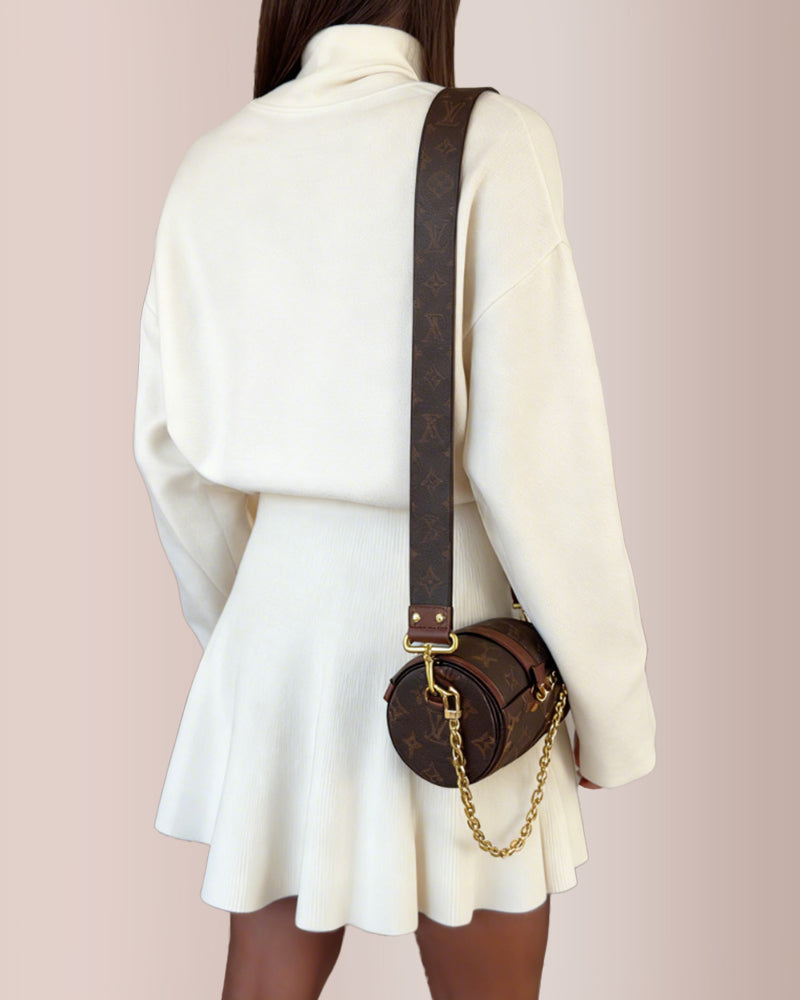 Curvvvy® Women's Casual Mock Neck Sweater Dress