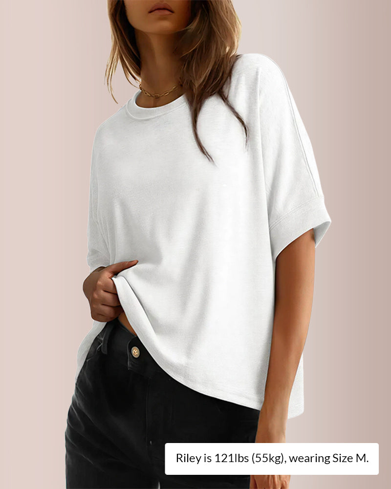 Curvvvy® Women’s Oversized Basic Tee