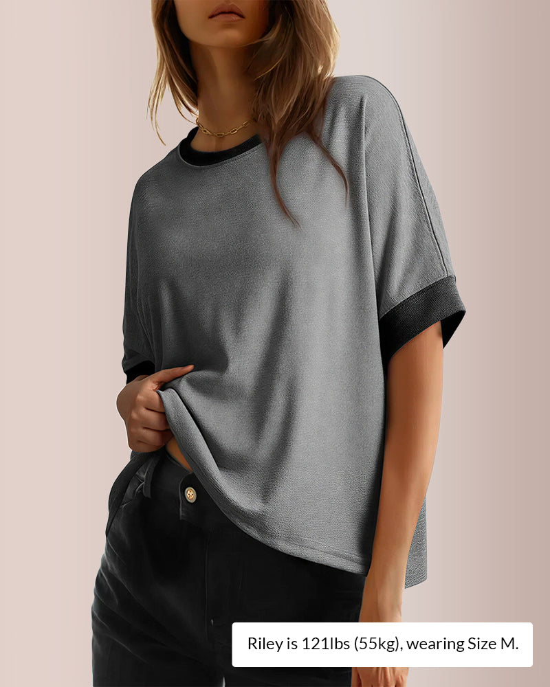 Curvvvy® Women’s Oversized Basic Tee