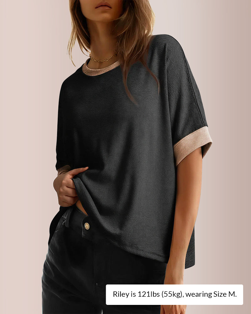 Curvvvy® Women’s Oversized Basic Tee