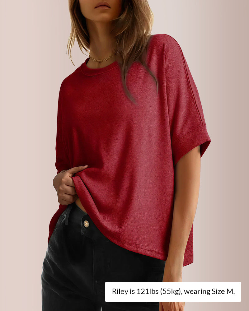 Curvvvy® Women’s Oversized Basic Tee