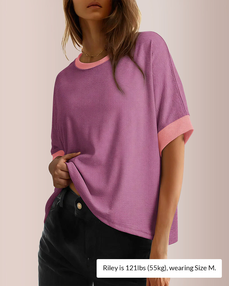 Curvvvy® Women’s Oversized Basic Tee