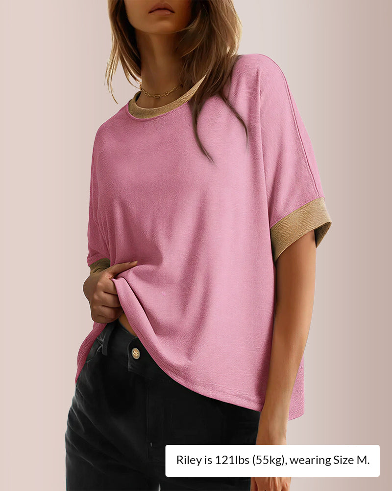 Curvvvy® Women’s Oversized Basic Tee