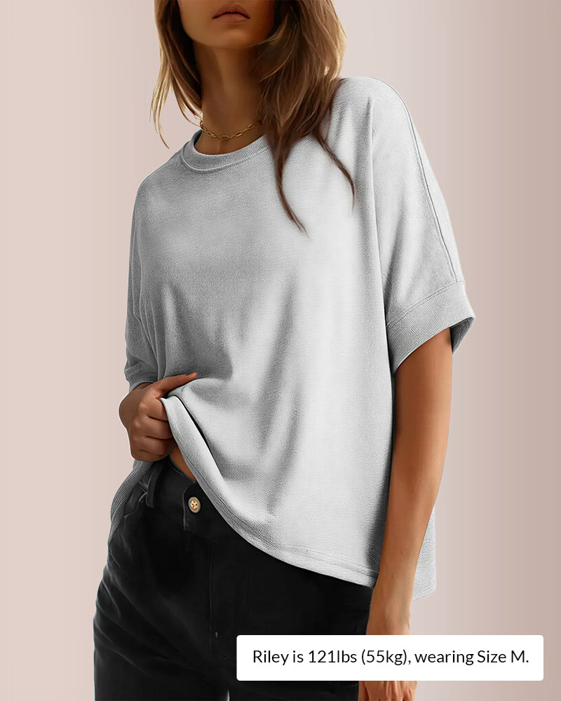 Curvvvy® Women’s Oversized Basic Tee