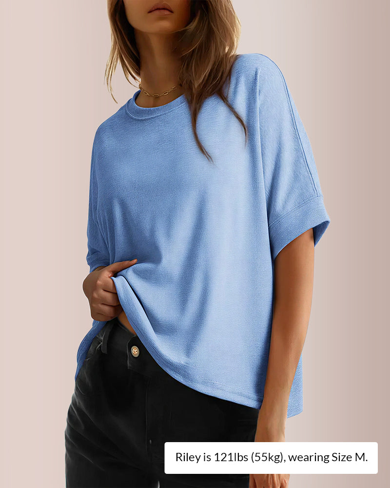 Curvvvy® Women’s Oversized Basic Tee
