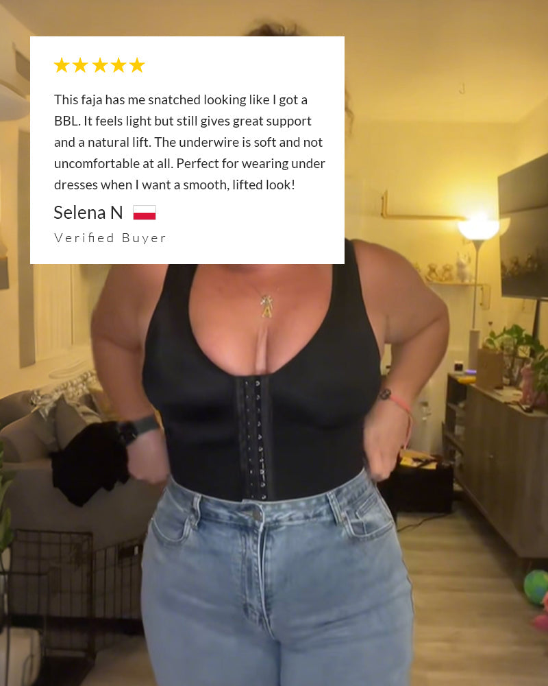 Curvvvy® CurveFlex - Zipper & Hook Body Shaper Curvvvy-US