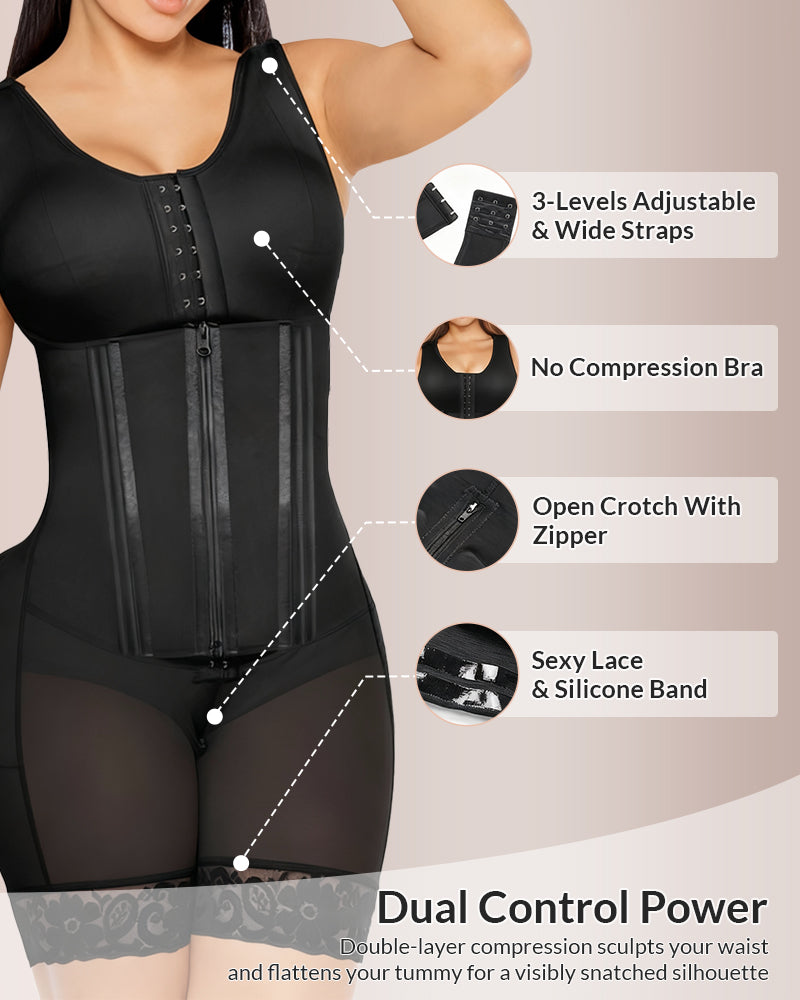 Curvvvy® CurveFlex - Double Tummy Control Full Body Shapewear Curvvvy-US