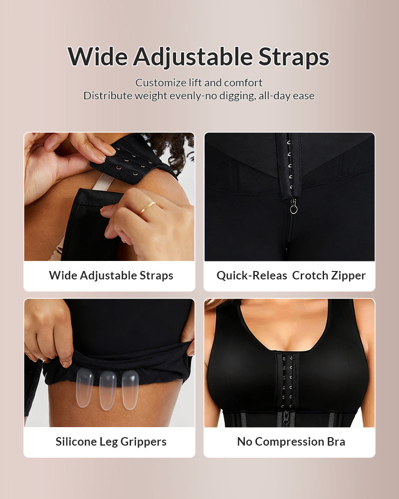 Curvvvy® CurveFlex - Double Tummy Control Full Body Shapewear Curvvvy-US