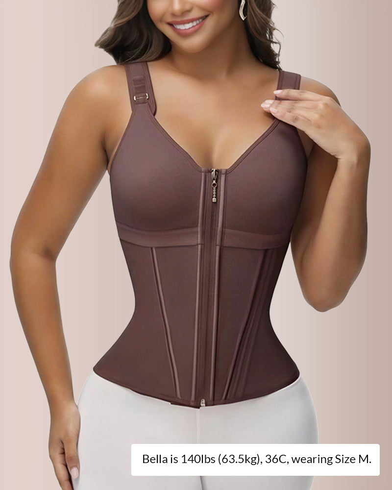 Curvvvy® CurveFlex - Double-Layer Tummy Waist Shaper With Bra Curvvvy-US