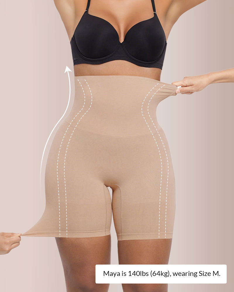 Curvvvy® CurveFlex - High Waisted Seamless Sculpting Shorts Curvvvy-US