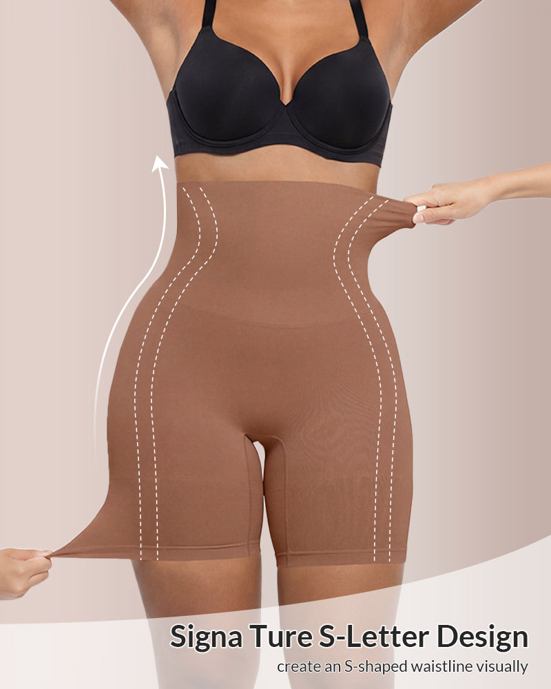 Curvvvy® CurveFlex - High Waisted Seamless Sculpting Shorts Curvvvy-US