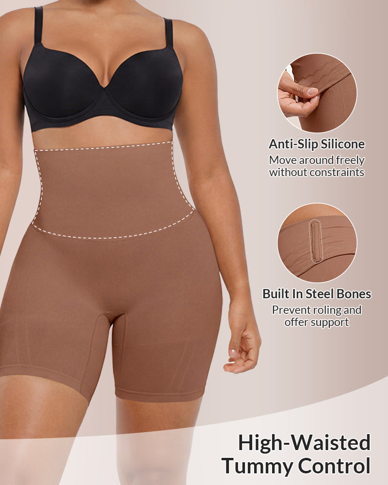 Curvvvy® CurveFlex - High Waisted Seamless Sculpting Shorts Curvvvy-US