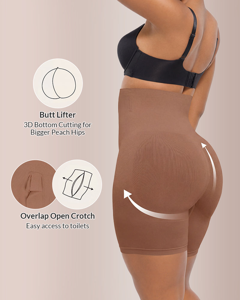 Curvvvy® CurveFlex - High Waisted Seamless Sculpting Shorts Curvvvy-US