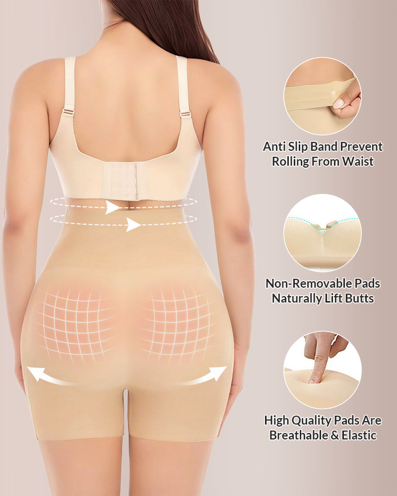 Curvvvy® High-Waist Tummy Control Butt Lifter Shorts