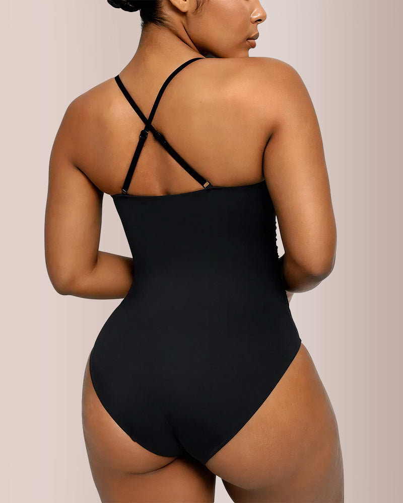 Curvvvy® Smart Sculpt U-Ring Cut-Out Slimming One-Piece Swimsuit
