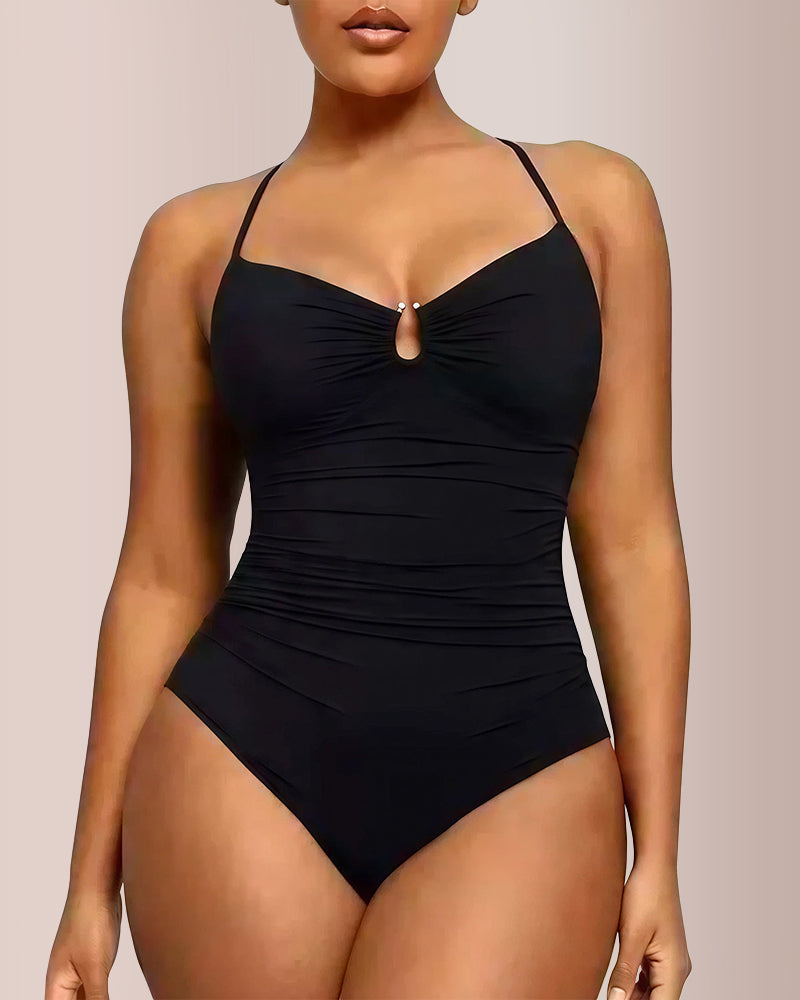 Curvvvy® Smart Sculpt U-Ring Cut-Out Slimming One-Piece Swimsuit