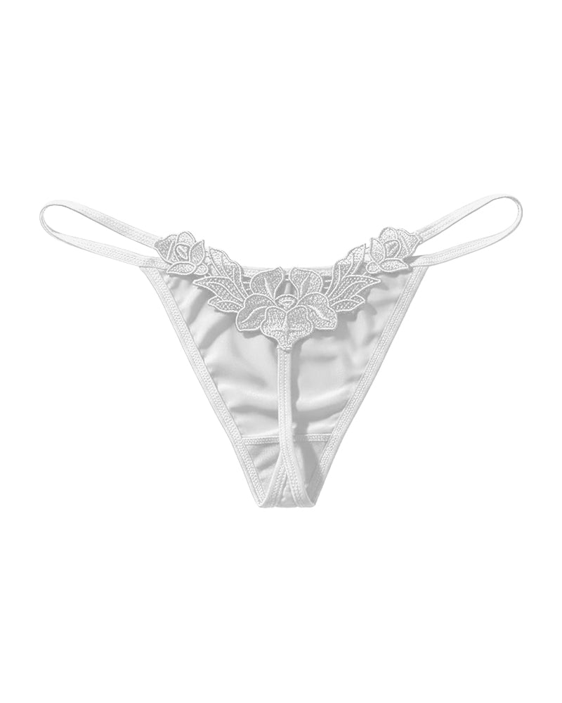 Curvvvy® Butterfly Lace V-Cut Thong