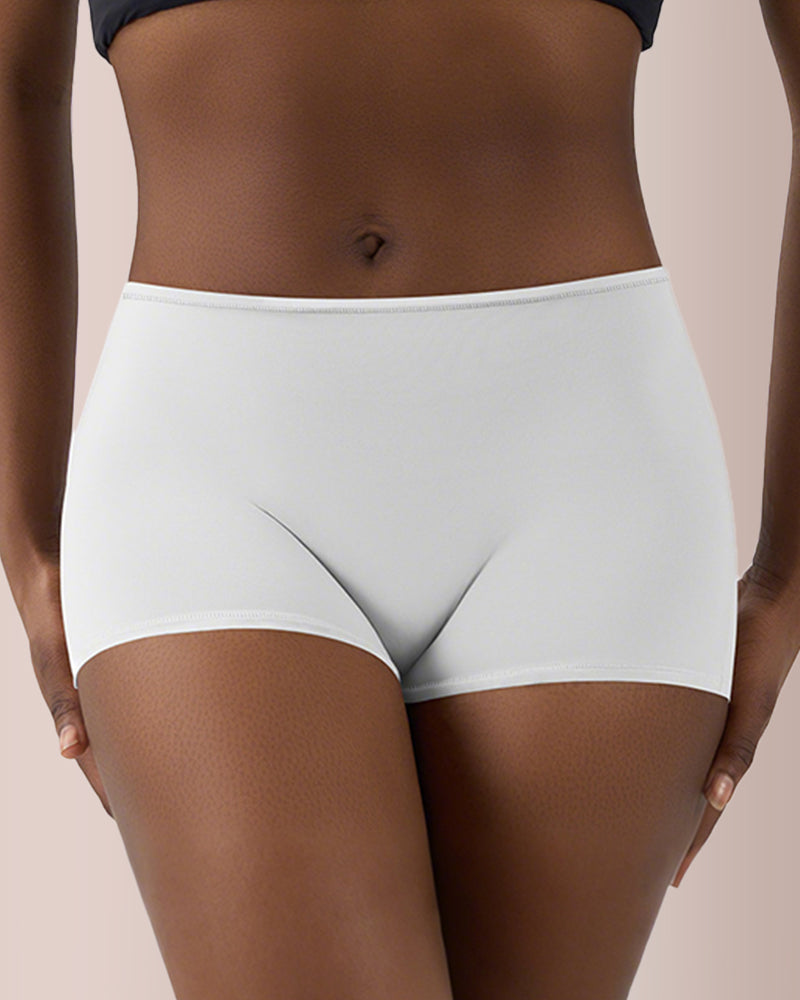 Curvvvy® High-Stretch Breathable Mid-Waist Boyshorts