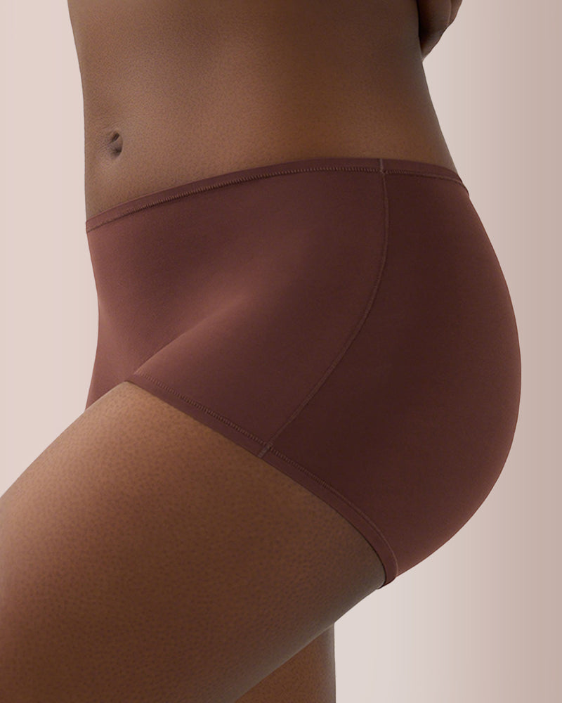 Curvvvy® High-Stretch Breathable Mid-Waist Boyshorts