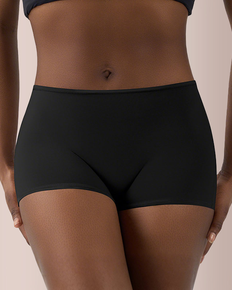 Curvvvy® High-Stretch Breathable Mid-Waist Boyshorts